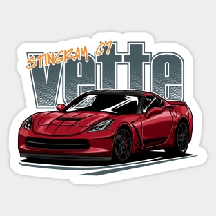 Stingray C7 Sticker